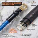 HELIXAL 3:1 dual-wall adhesive-lined heat shrink tubing — hot-melt inner liner