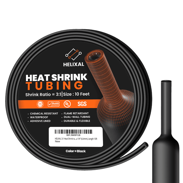 Helixal 3:1 Dual Wall Adhesive-Lined Heat Shrink Tubing — Large Rolls