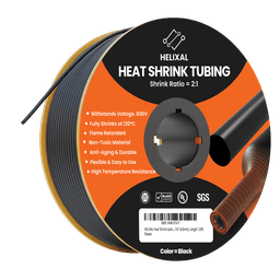 Helixal 3/16" (4.8mm) heat shrink tubing